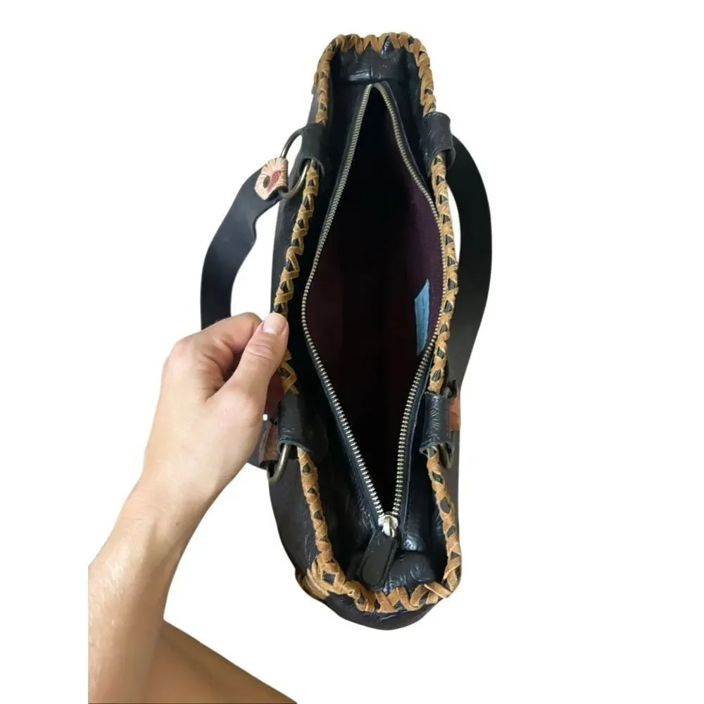 Santi Embossed Floral Western Y2K shoulder bag - Picture 16 of 16